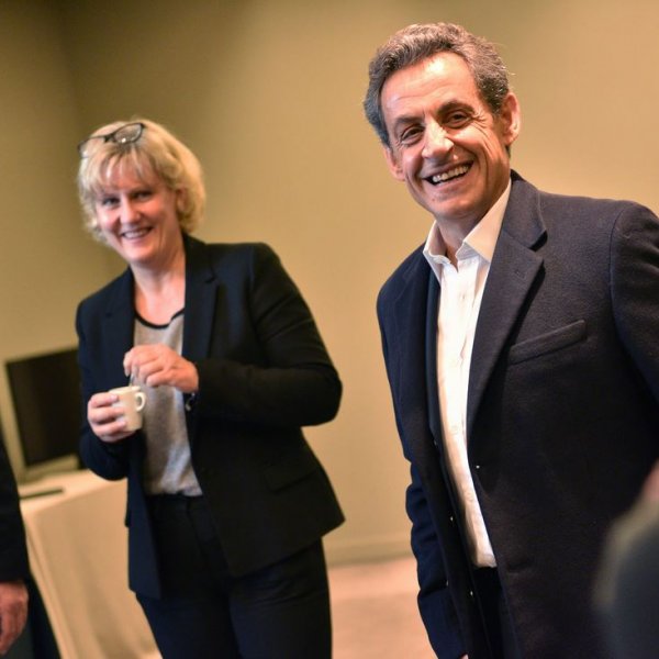 Nadine Morano et Nicolas Sarkozy