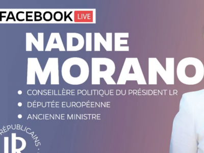 Nadine Morano en Facebook Live