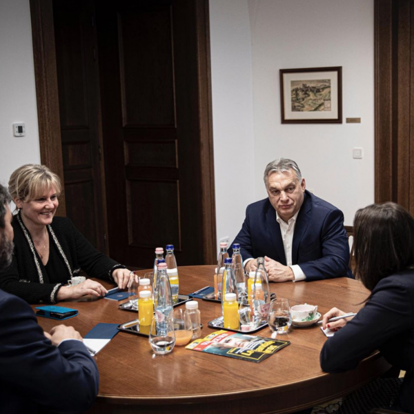 Nadine Morano en entretien avec Viktor Orban 
