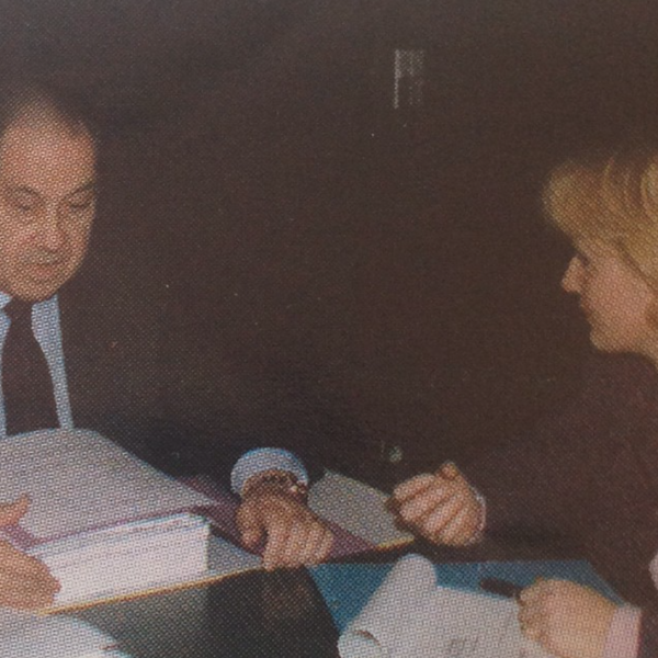 Nadine Morano et Charles Pasqua