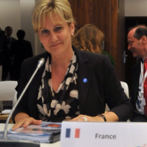 Nadine Morano lors d'une réunion Européenne à Cracovie en 2013