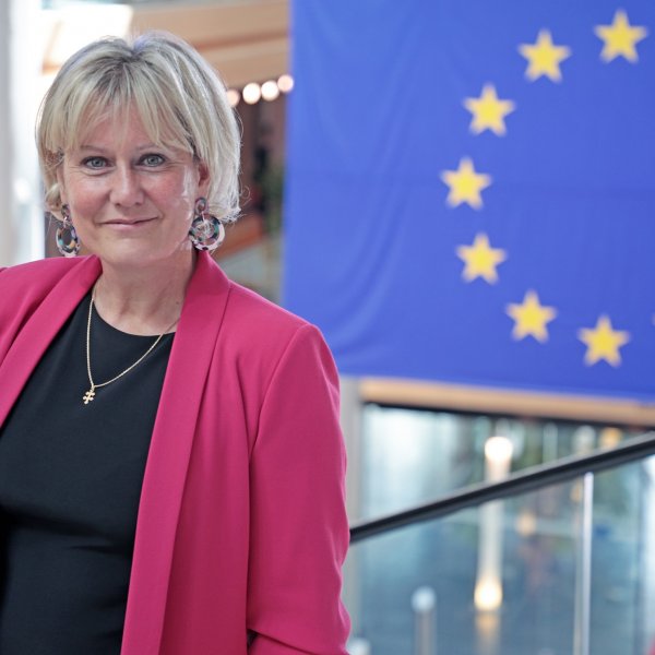 Nadine Morano au Parlement Européen à Strasbourg